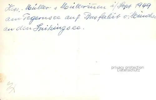 AK / Ansichtskarte Tegernsee Mueller und Muellerinnen Kat. Tegernsee