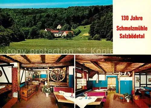 AK / Ansichtskarte Salzboedetal Schmelzmuehle Ausflugslokal Kat. Bad Endbach
