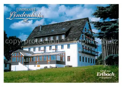 AK / Ansichtskarte Erlbach Vogtland Landhotel Lindenhoehe Kat. Erlbach Vogtland