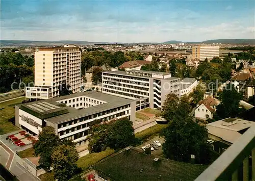 AK / Ansichtskarte Giessen Lahn Blickvom Dach Cafe auf das Behoerden Zentrum  Kat. Giessen