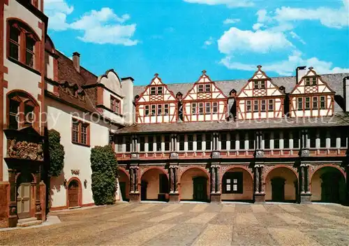 AK / Ansichtskarte Weilburg Renaissance Arkaden im Schlosshof Kat. Weilburg Lahn