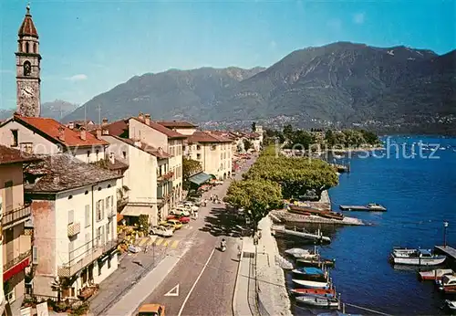 AK / Ansichtskarte Ascona Lago Maggiore Uferpartie