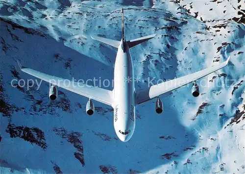 AK / Ansichtskarte Lufthansa Airbus A340 200 Kat. Flug
