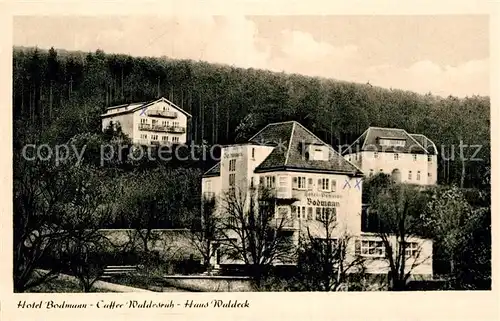 AK / Ansichtskarte Bad Koenig Odenwald Hotel Bodmann Cafe Waldesruh Haus Waldeck Kat. Bad Koenig