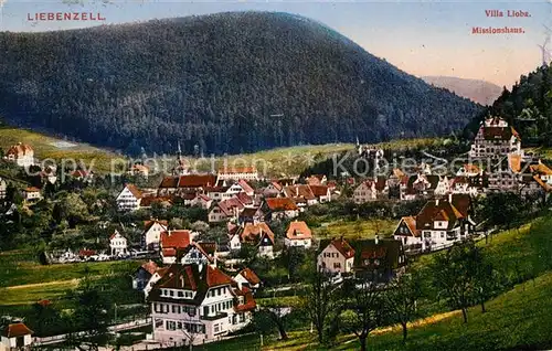 AK / Ansichtskarte Liebenzell Bad Panorama mit Villa Lioba Missionshaus Kat. Bad Liebenzell
