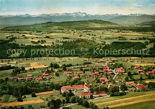 AK / Ansichtskarte Wessobrunn Jugendkurheim Kloster Wessobrunn Fliegeraufnahme Kat. Wessobrunn