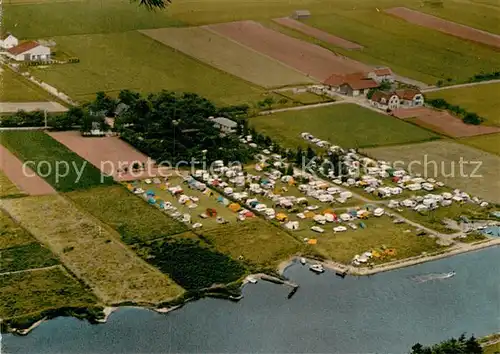 AK / Ansichtskarte Bodenwerder Fliegeraufnahme mit Campingplatz Himmelspforte Kat. Bodenwerder