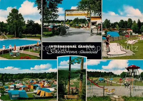 AK / Ansichtskarte Schellbronn Internationaler Campingplatz Schwimmbad Minigolf Spielplatz Kat. Neuhausen