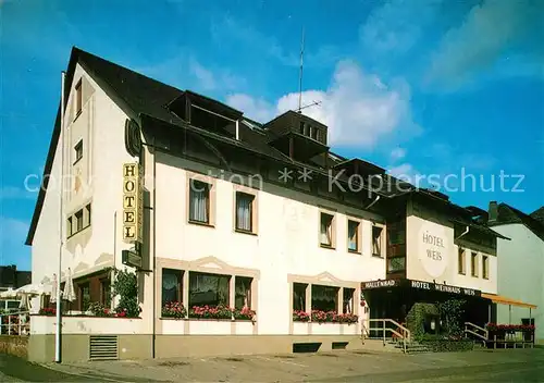 AK / Ansichtskarte Leiwen Mosel Hotel Weinhaus Weis