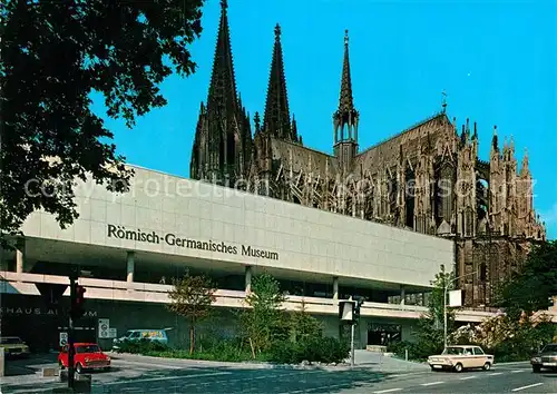 AK / Ansichtskarte Koeln Rhein Roemisch Germanisches Museum Dom  Kat. Koeln