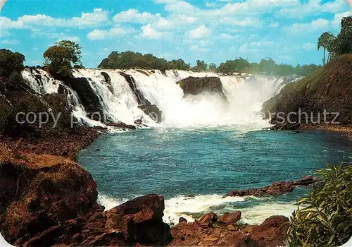 AK / Ansichtskarte Puerto Ordaz Wasserfaelle Salto el RioCaroni Kat. Puerto Ordaz