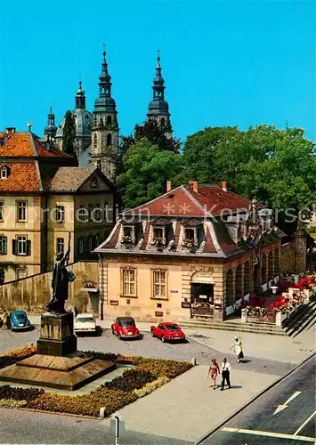 AK / Ansichtskarte Fulda Bonifatius Denkmal Hauptwache Dom Kat. Fulda