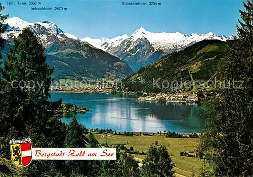 AK / Ansichtskarte Zell See Panorama Kitzsteinhorn Imbacherhorn Hhe Tenn Kat. Zell am See