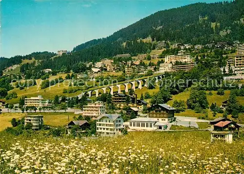 AK / Ansichtskarte Leysin Teilansicht Bergbahn Kat. Leysin