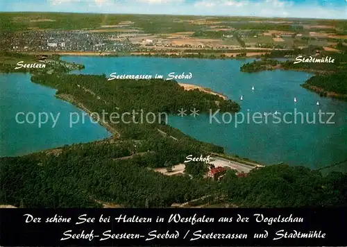 AK / Ansichtskarte Haltern See Fliegeraufnahme