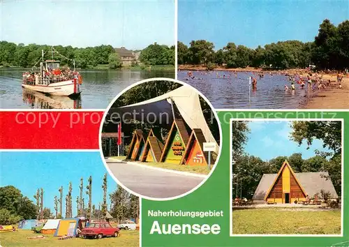 AK / Ansichtskarte Leipzig Auensee Strandbad Campingplatz  Kat. Leipzig