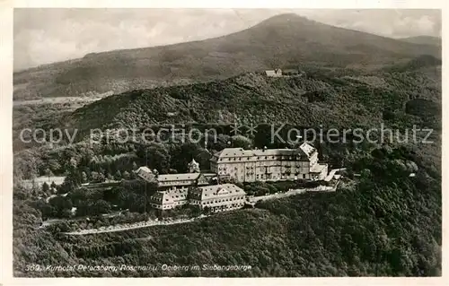 AK / Ansichtskarte Siebengebirge Fliegeraufnahme Kurhotel Petersberg Kat. Koenigswinter