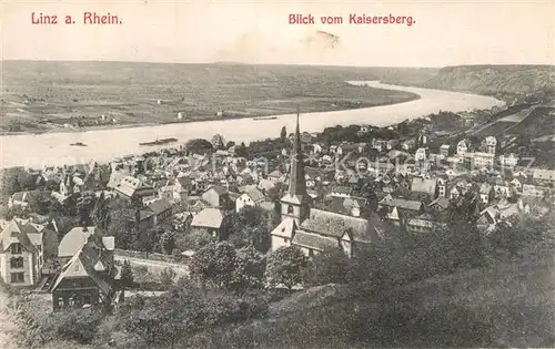 AK / Ansichtskarte Linz Rhein Blick vom Kaiserberg Kat. Linz am Rhein