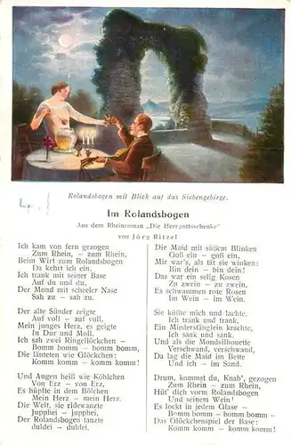 AK / Ansichtskarte Siebengebirge Rolandsbogen Kat. Koenigswinter