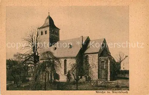 AK / Ansichtskarte Krombach Westfalen Kirche Kat. Kreuztal