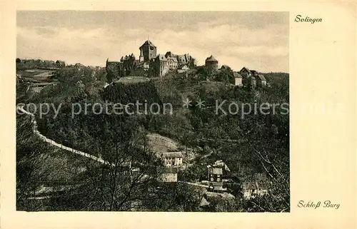 AK / Ansichtskarte Solingen Schloss Burg Kat. Solingen