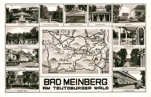 AK / Ansichtskarte Bad Meinberg Quellenhaus Kurgarten Wandelhalle Berggarten Kat. Horn Bad Meinberg