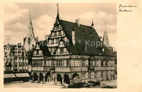 AK / Ansichtskarte Paderborn Rathaus Kat. Paderborn