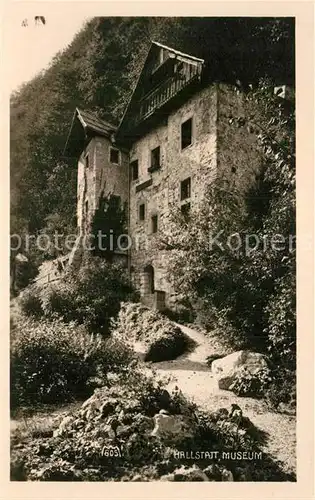 AK / Ansichtskarte Hallstatt Salzkammergut Museum Kat. Hallstatt