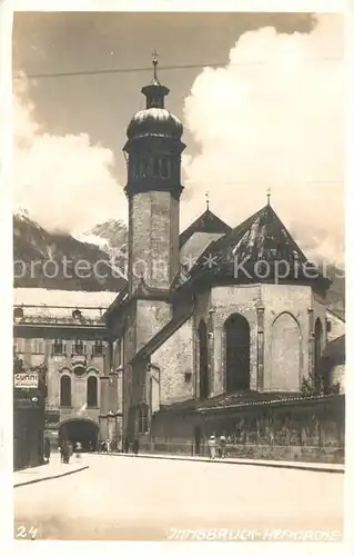 AK / Ansichtskarte Innsbruck kirche Kat. Innsbruck