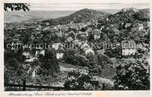 AK / Ansichtskarte Blankenburg Bad Stadtansichten Schloss Kat. Bad Blankenburg