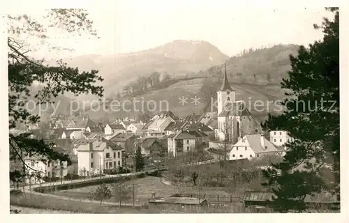 AK / Ansichtskarte Tuernitz Niederoesterreich Ortsansicht mit Kirche Kat. Tuernitz