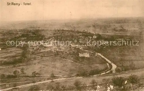 AK / Ansichtskarte Saint Remy aux Bois Gesamtansicht Truemmer 1. Weltkrieg Kat. Saint Remy aux Bois