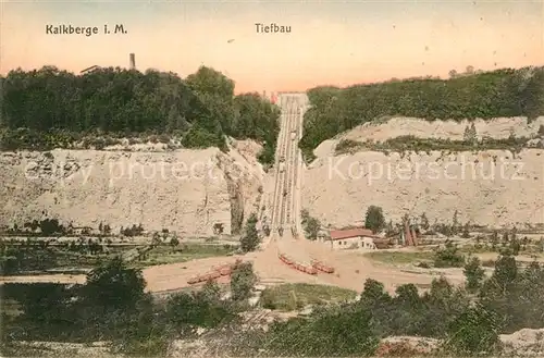 AK / Ansichtskarte Kalkberge Tiefbau Kat. Ruedersdorf