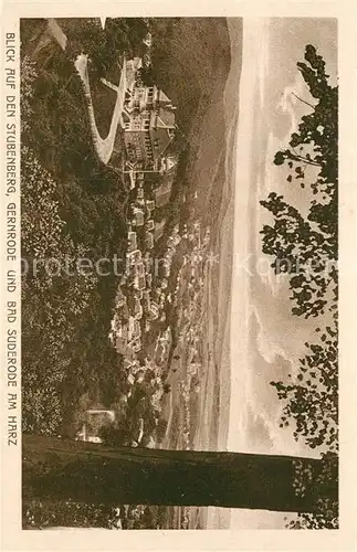 AK / Ansichtskarte Bad Suderode Blick auf den Stubenberg Kat. Bad Suderode