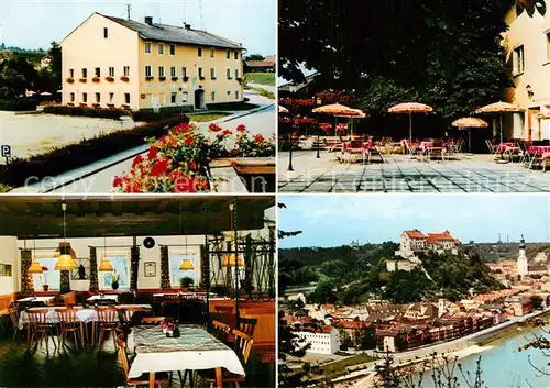 AK / Ansichtskarte Ach Oberoesterreich Schlosstaverne Terrasse Gaststube Panorama Kat. 