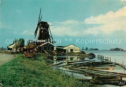 AK / Ansichtskarte Windmuehle Holland Zagerij N. Dekker  Kat. Gebaeude und Architektur