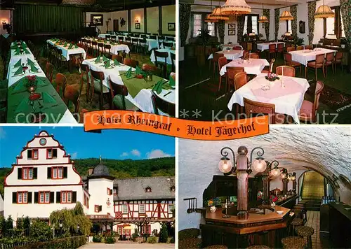 AK / Ansichtskarte Kamp Bornhofen Hotel Rheingraf Speisesaal Gastraeume Kat. Kamp Bornhofen