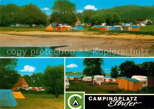 AK / Ansichtskarte Neu Darchau Campingplatz Elbufer OT Klein Kuehren Kat. Neu Darchau