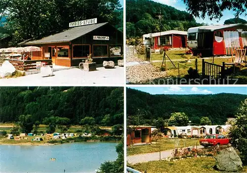 AK / Ansichtskarte Voehl Edersee Camp und Freizeitpark Herzhausen Freibad Imbiss Stube