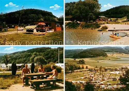 AK / Ansichtskarte Voehl Edersee Camp und Freizeitpark Herzhausen Teilansichten