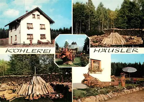 AK / Ansichtskarte Zwieselau Koehlerei Haeusler Pension Meiler Terrasse Kat. Zwiesel