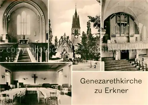 AK / Ansichtskarte Erkner Genezarethkirche Chorraum Orgel Luthersaal Kat. Erkner