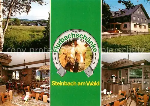AK / Ansichtskarte Steinbach Cham Flurbachschaenke Gastraeume Kat. Wald