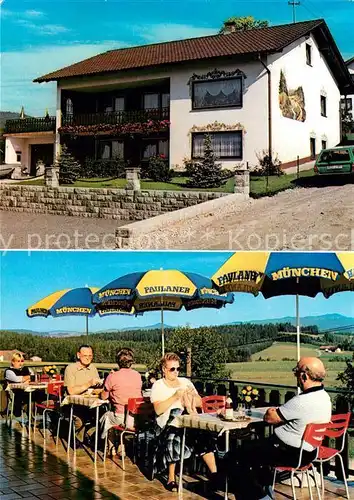 AK / Ansichtskarte Kirchdorf Wald Gaestehaus Anton Kremsreiter Terrasse Kat. Kirchdorf i.Wald