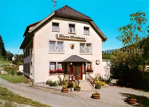 AK / Ansichtskarte Lenzkirch Baeren Wirtshaus Restaurant Kat. Lenzkirch