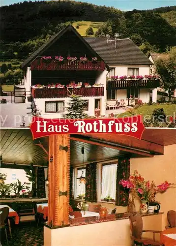 AK / Ansichtskarte Bad Herrenalb Haus Rothfuss Gaststube Kat. Bad Herrenalb