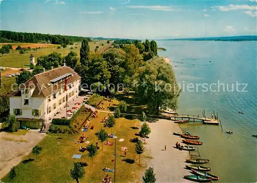 AK / Ansichtskarte Markelfingen Naturfreundehaus Bodensee Fliegeraufnahme Kat. Radolfzell am Bodensee