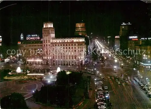 AK / Ansichtskarte Barcelona Cataluna Plaza de Cataluna y Paseo de Gracia Kat. Barcelona