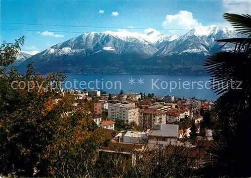 AK / Ansichtskarte Minusio Locarno TI Panorama mit Lago Maggiore Kat. Minusio