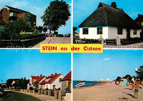 AK / Ansichtskarte Stein Ostsee Post Laboe Strand Ortsansichten